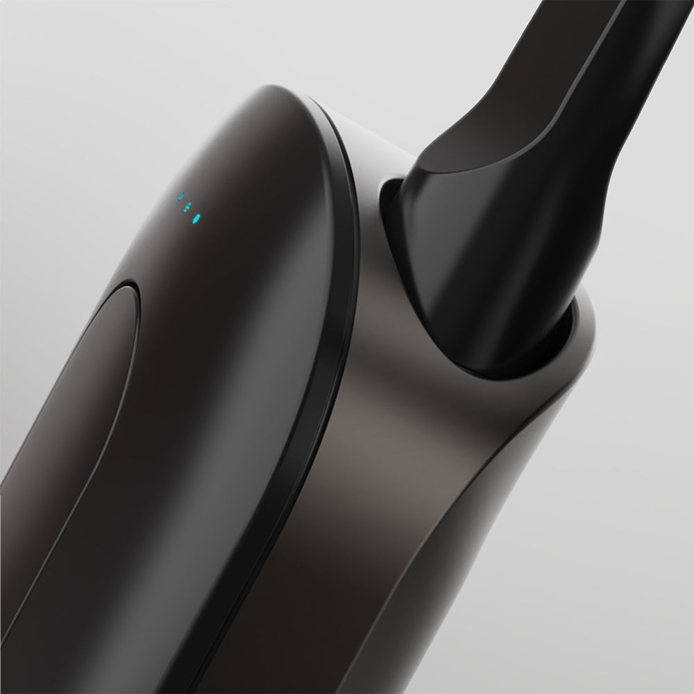 Vessel Compass compact vape batteries in gunmetal with sleek ergonomic design and LED indicator