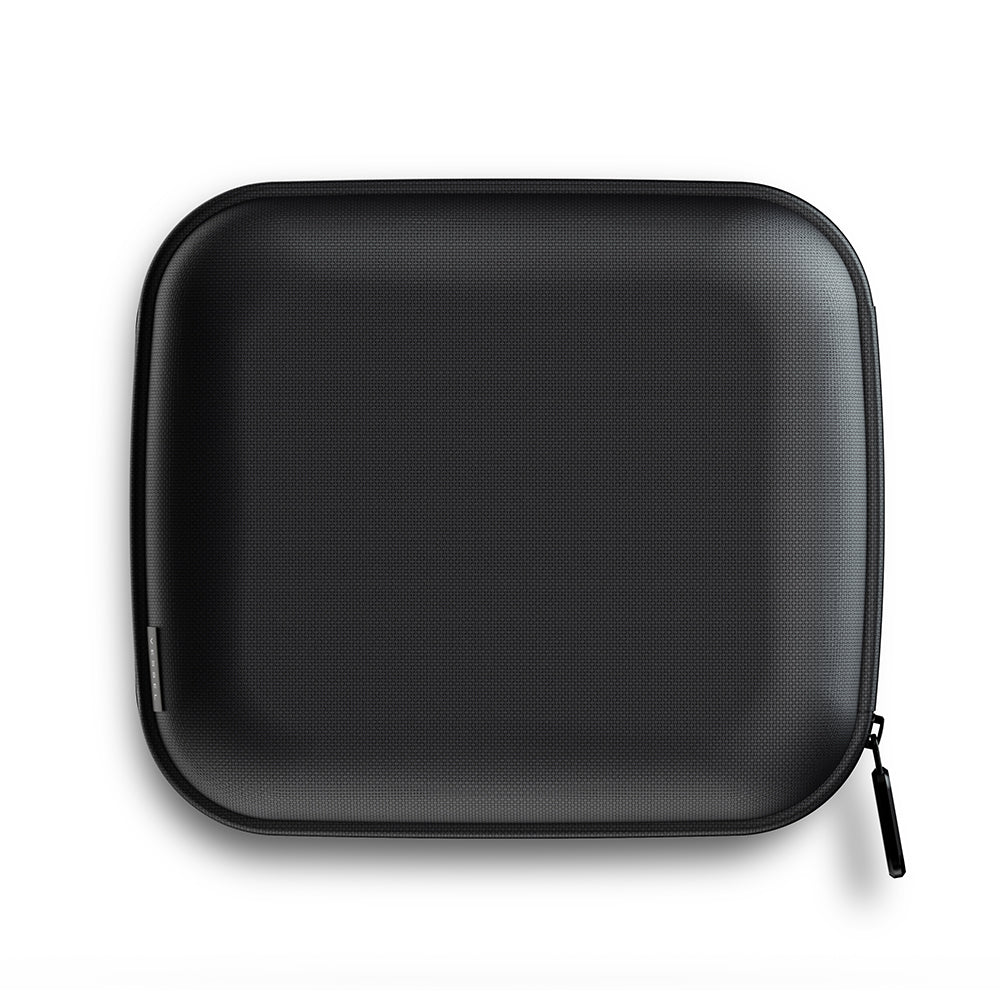 Closed black Nest Case with textured hard-shell exterior