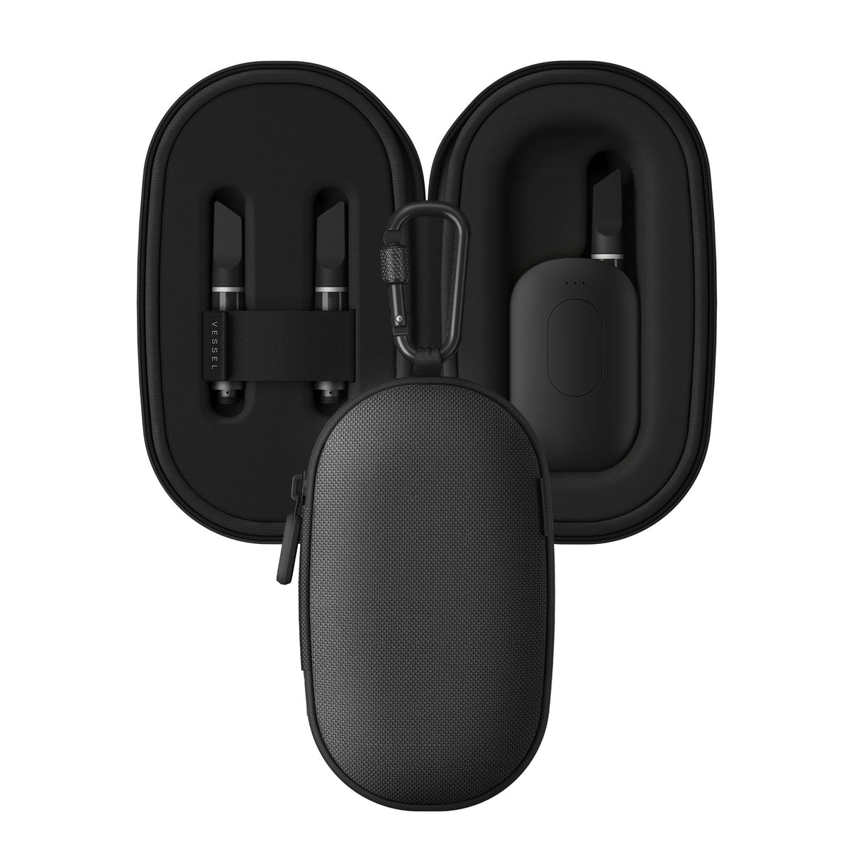 Vessel - Scout Case [Black] - Storage for the Compass Series 510 Thread Vape Batteries