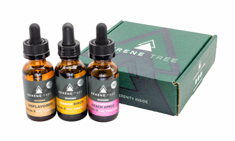 Serene Tree: Delta-9 THC Tincture Subscription Sample Box